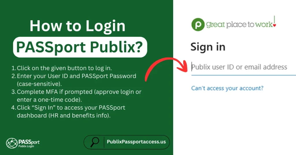 How to Login PASSport Publix?