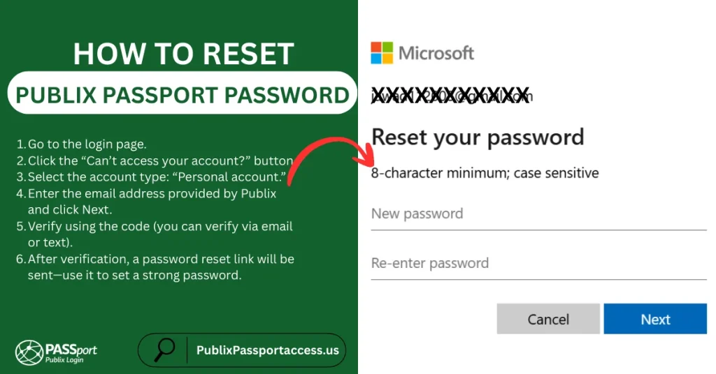 How to Reset Your Publix Passport Password